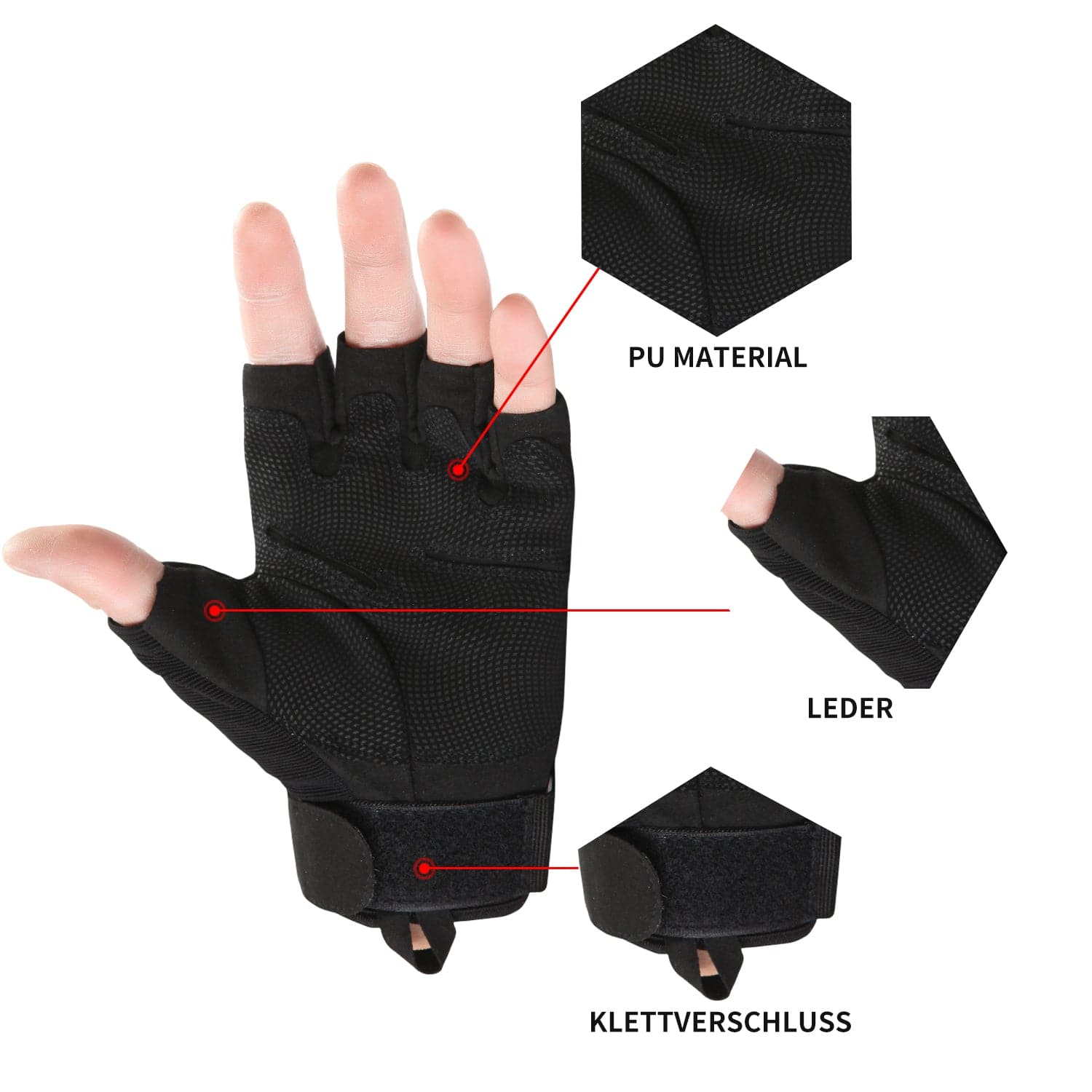 Tactical Combat Gloves For Outdoor Motorcycle Cycling-3