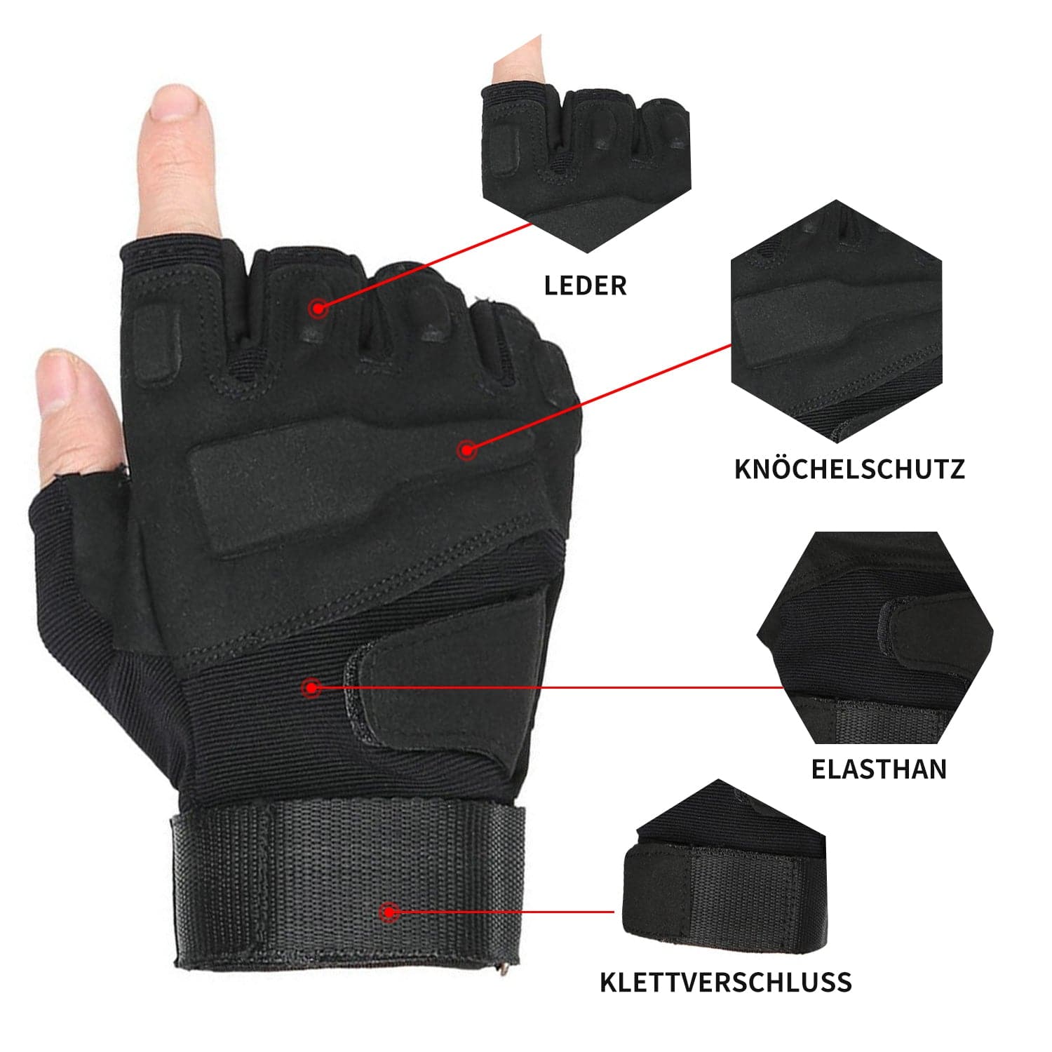 Tactical Combat Gloves For Outdoor Motorcycle Cycling-2