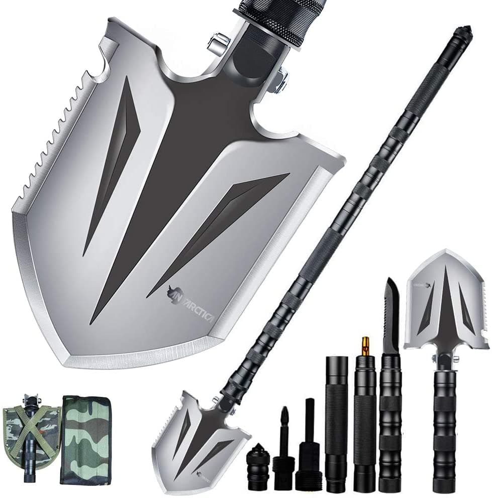 Military Adventure Portable Folding Survival Shovel-0