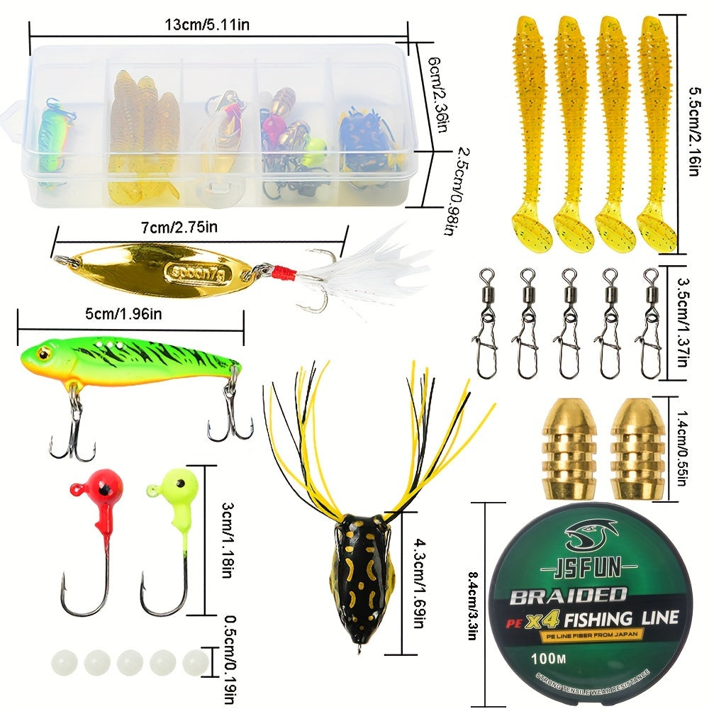 NNETM Braided Fishing Line Kit with Telescopic Rods-2