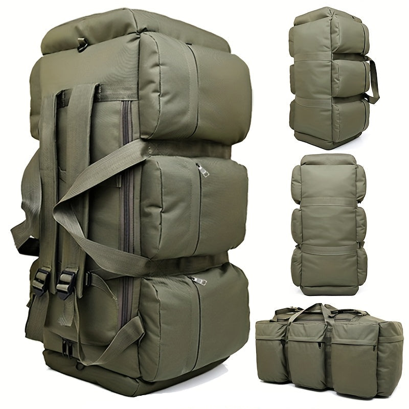 Military Duffel Backpack 80L Outdoor Travel Bag-0