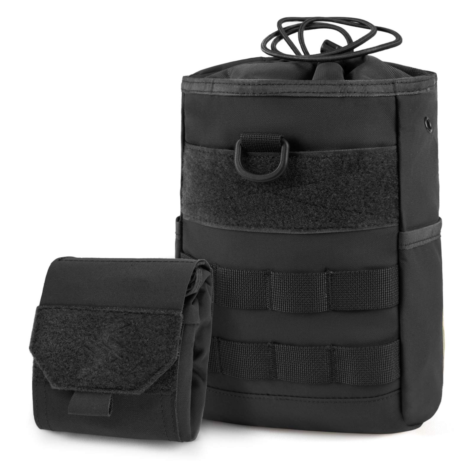 Tactical Dump Pouch Molle Storage Bag Tactical Waist Bag, Drawstring Folding Magazine Dump Bag-5