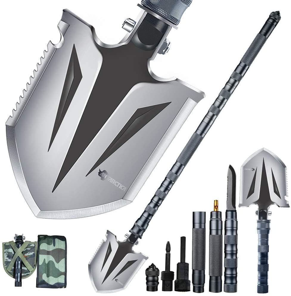 Military Adventure Portable Folding Survival Shovel-1