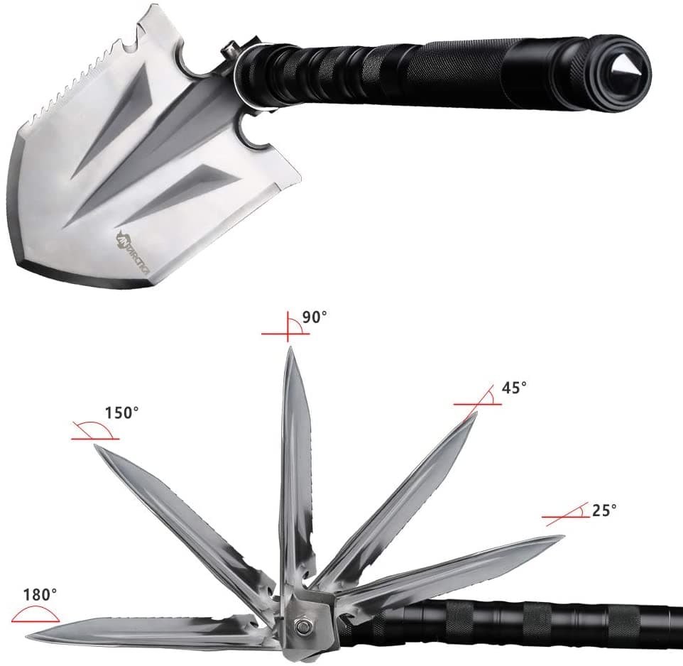 Military Adventure Portable Folding Survival Shovel-3