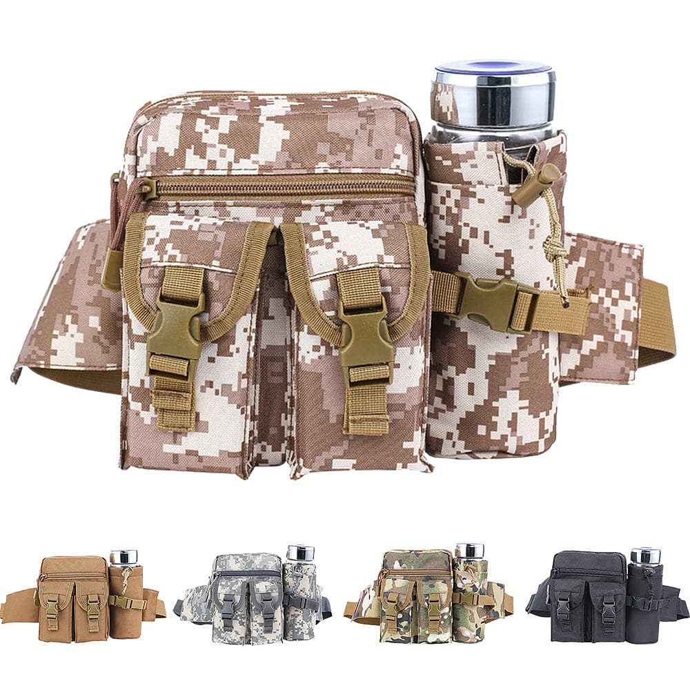 Tactical Outdoor Multi-pocket Multicolor Waist Pack-9