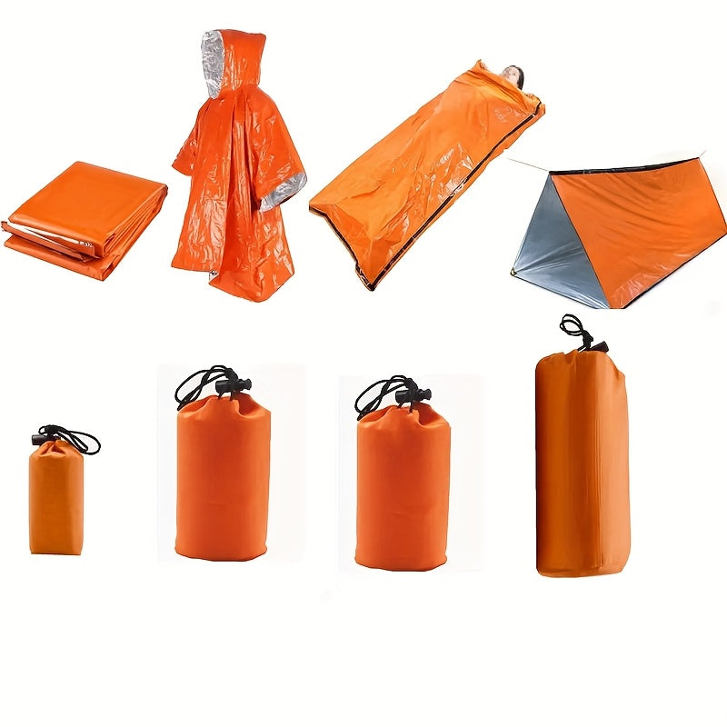 NNETM Outdoor Survival Camping Tent & Blanket Set (4 pcs)-0