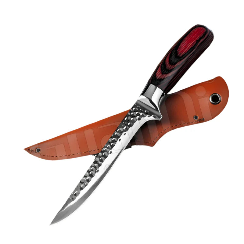 NNEOBA Handmade Stainless Steel Chef Boning Knife – Butcher Cleaver & Fishing Knife-1