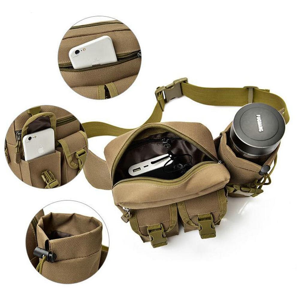 Tactical Outdoor Multi-pocket Multicolor Waist Pack-1
