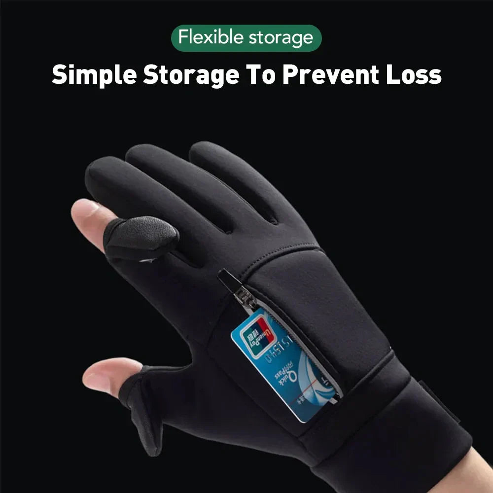 NNEOBA Gloves 2 Fingers Flipped Waterproof-2