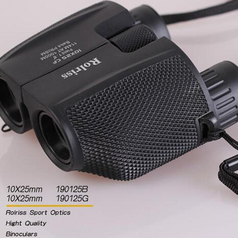 NNEIDS Portable Waterproof Binocular For Outdoor Sports - 10X25 High Power Telescope-2