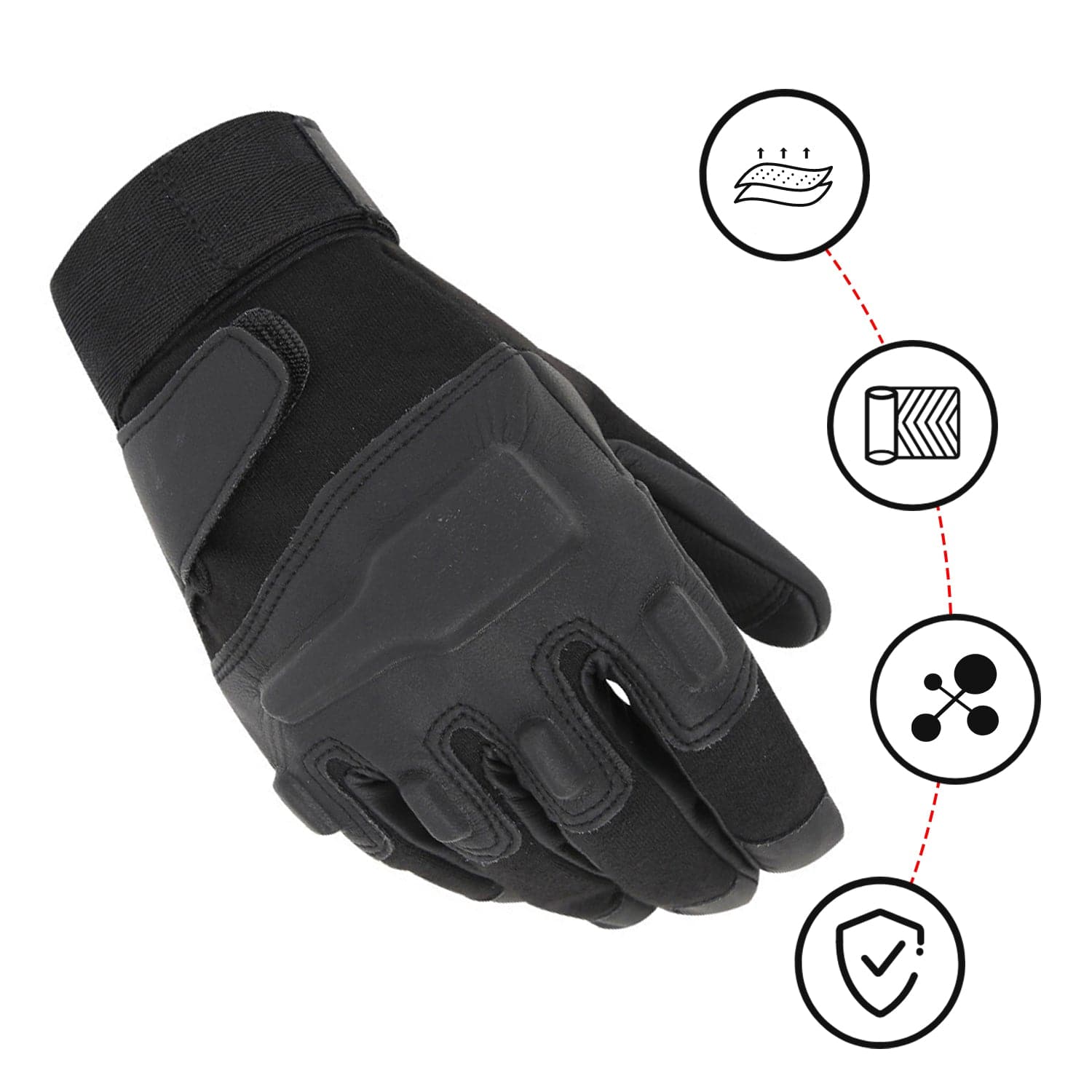 Tactical Combat Gloves For Outdoor Motorcycle Cycling-1