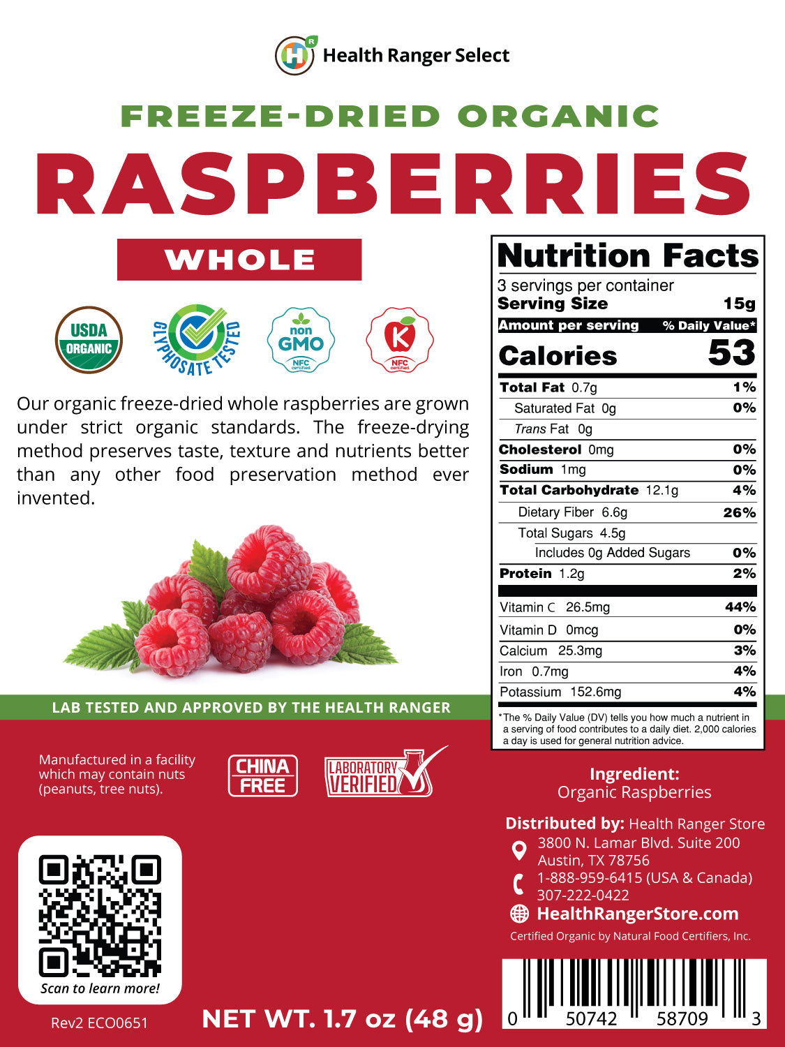 Freeze Dried Foods