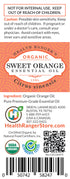 Organic Sweet Orange Essential Oil 0.5oz (15ml)