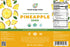 Organic Freeze Dried Pineapple 10.5oz (300g) #10 can (2-Pack)