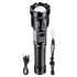 LED Flashlight with COB Work Light Rechargeable (5000LM)-1