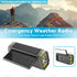 Solar Hand Crank Radio Emergency Weather 5000mAh Power Bank Charger Flash Light-1