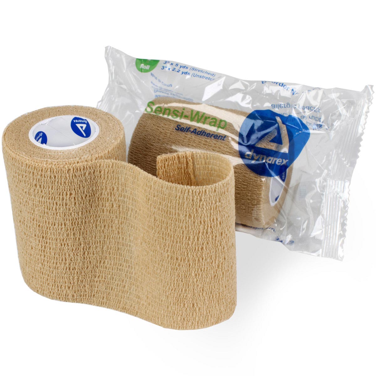 Sensi Wrap, Self-Adherent - 3" x 5 yds, Tan, 1 each