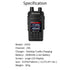 Ruyage Radio Waterproof Walkie-Talkie(UV5D)
