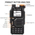 Ruyage Radio Analog Signal 5W Walkie-Talkie(UV3D)