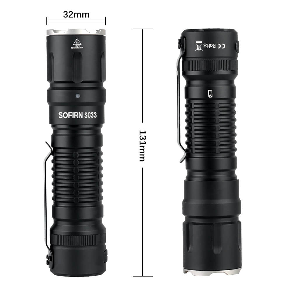 Sofirn SC33 5200lm USB C Rechargeable Flashlight-1
