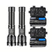LED Flashlight with COB Work Light Rechargeable (5000LM)-0
