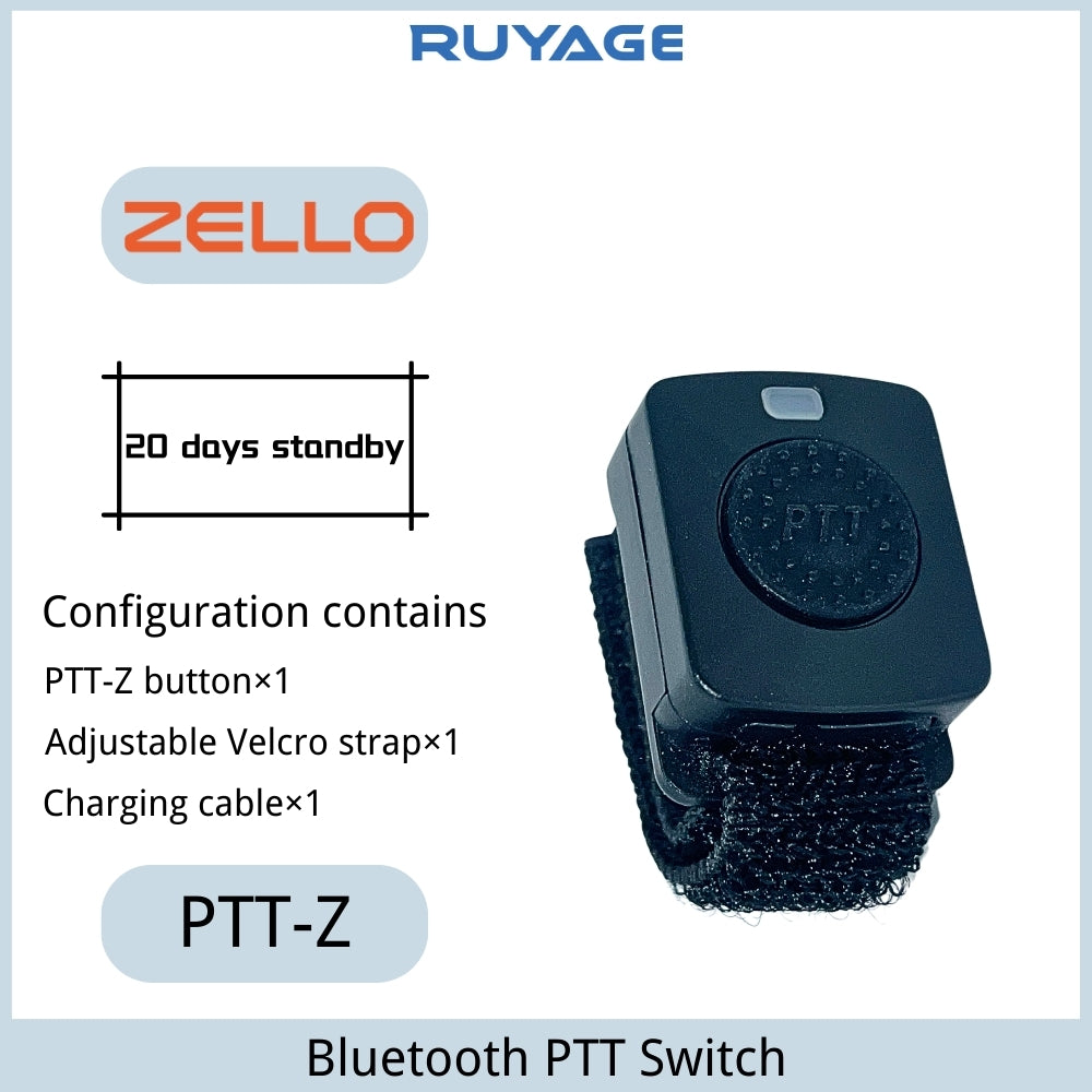 Ruyage Radio Zello Bluetooth PTT Switch(PTT-Z)