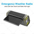 Solar Hand Crank Radio Emergency Weather 5000mAh Power Bank Charger Flash Light-4