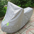 Outdoor Universal Anti-Dust Sunscreen Waterproof Electric Bike And Bike Aluminum Film Flocking Cover with Warning Strips, Fits Bike up to 1.7m(67 inch) in Length, L Size: 183x89x122cm