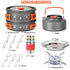 Camping Cookware Kit Orange-1