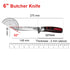 NNEOBA Handmade Stainless Steel Chef Boning Knife – Butcher Cleaver & Fishing Knife-4
