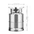 Portable Wood-Burning Camping Stove Silver-1