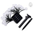50 LEDs Bubble Ball Outdoor Garden Waterproof Christmas Spring Festival Decoration Solar Lamp String(Warm White)