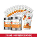 Organic Dried Mango (20 oz, 560 g) #10 Can (2-Pack, 40 pouches)