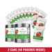 Organic Soft Dried Apple Slices 14 oz (396g) #10 Can (2-Pack; 40 Pouches)