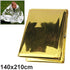 Compact Lightweight Aluminized Windproof Waterproof Emergency Blanket Body Wrap Survival Sheet for Outdoor 140 x 210cm