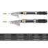 NNEOBA 2.1m / 2.3m Telescopic Fishing Rod & Reel Combo Full Kit Black-3