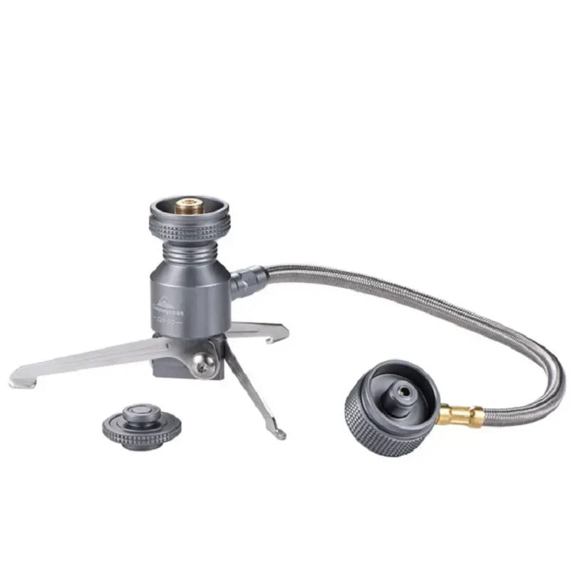 Camping Furnace Support Dual Stove Silver-0