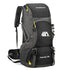 NNEOBA 50L Waterproof Travel Backpack Rucksack Black-0