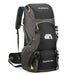 NNEOBA 50L Waterproof Travel Backpack Rucksack Black-0