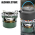 Portable Outdoor Alcohol Stove Green-2