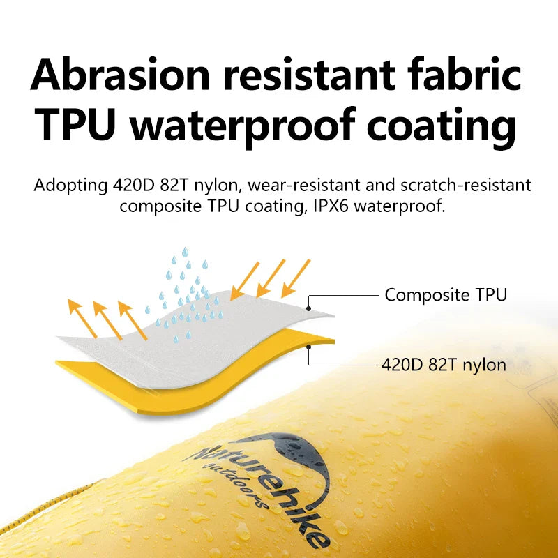 NNEOBA 20L Waterproof Dry Bag Yellow-4