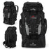 80L Travel Backpack Waterproof Outdoor Pack Black-1