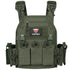 Tactical Plate Carrier Vest Quick Release Green-0