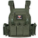 Tactical Plate Carrier Vest Quick Release Green-0