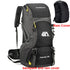 NNEOBA 50L Waterproof Travel Backpack Rucksack Black-2