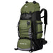NNEOBA 90L Tactical Camping Backpack Military-Style Green-0