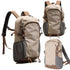 20L Waterproof Hiking Camping Backpack Khaki-0