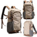 20L Waterproof Hiking Camping Backpack Khaki-0