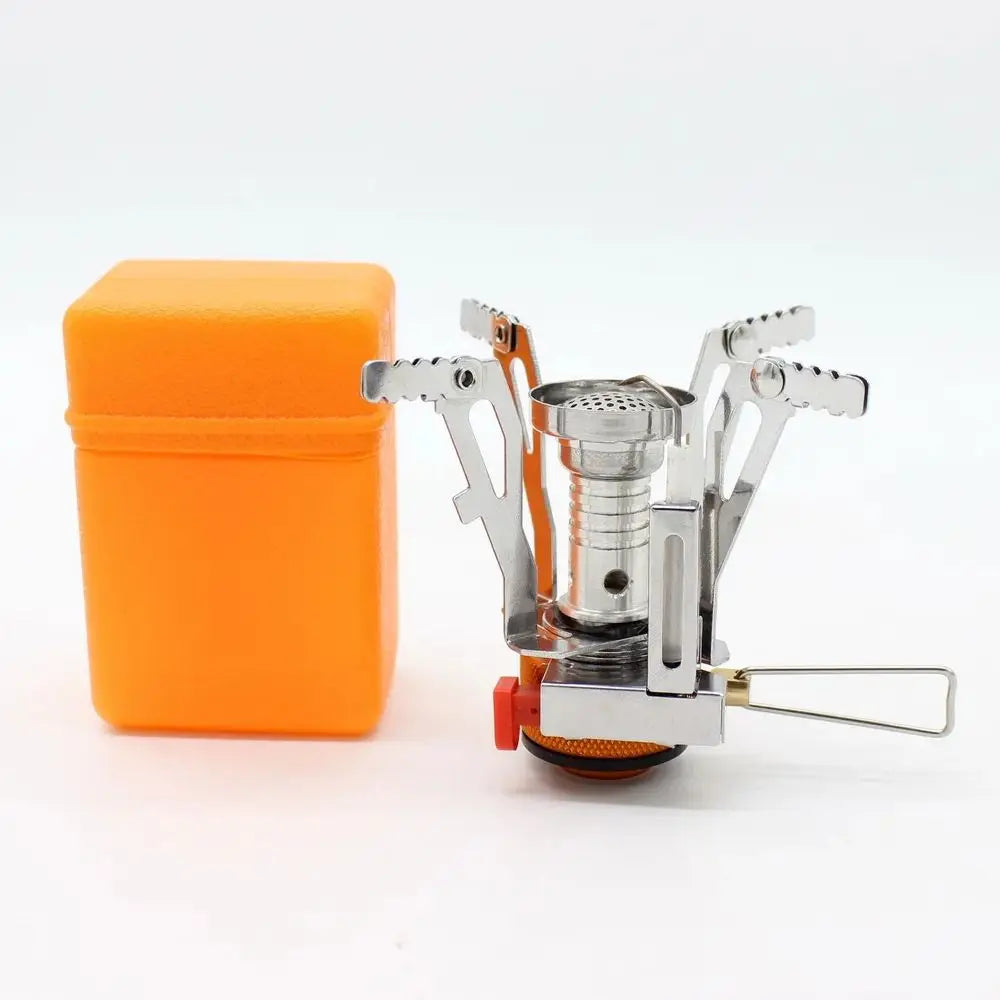 3000W Foldable Camping Gas Stove Silver-2