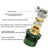 Portable Outdoor Alcohol Stove Green-4
